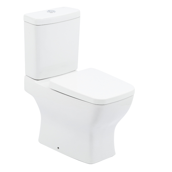 Kit Vaso Sanitário com Caixa Acoplada e Assento Branco Duplo Acionamento 3/6L Saída Vertical Boss - Incepa - Imagem 2