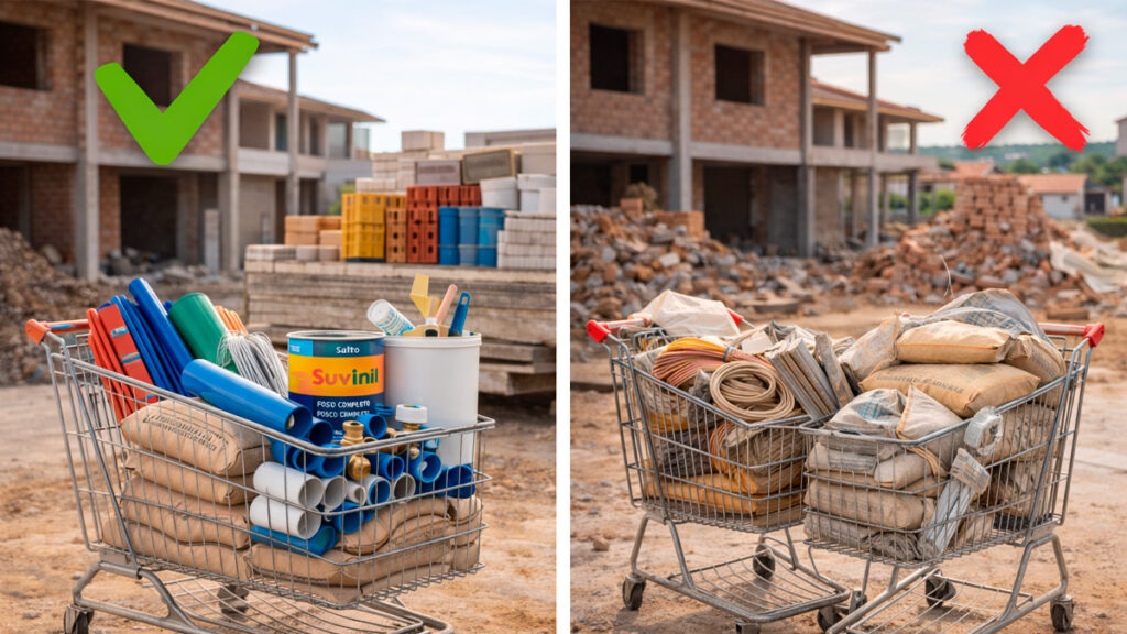 Como economizar na obra sem comprar material errado – Estrela do Vale