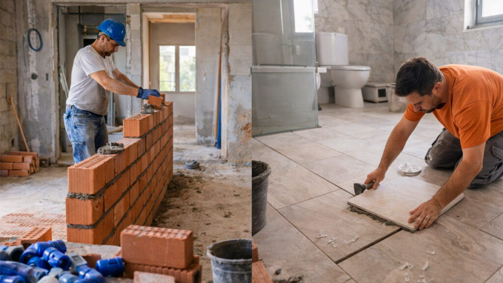Diferença entre reforma e obra nova na escolha de materiais – Estrela do Vale